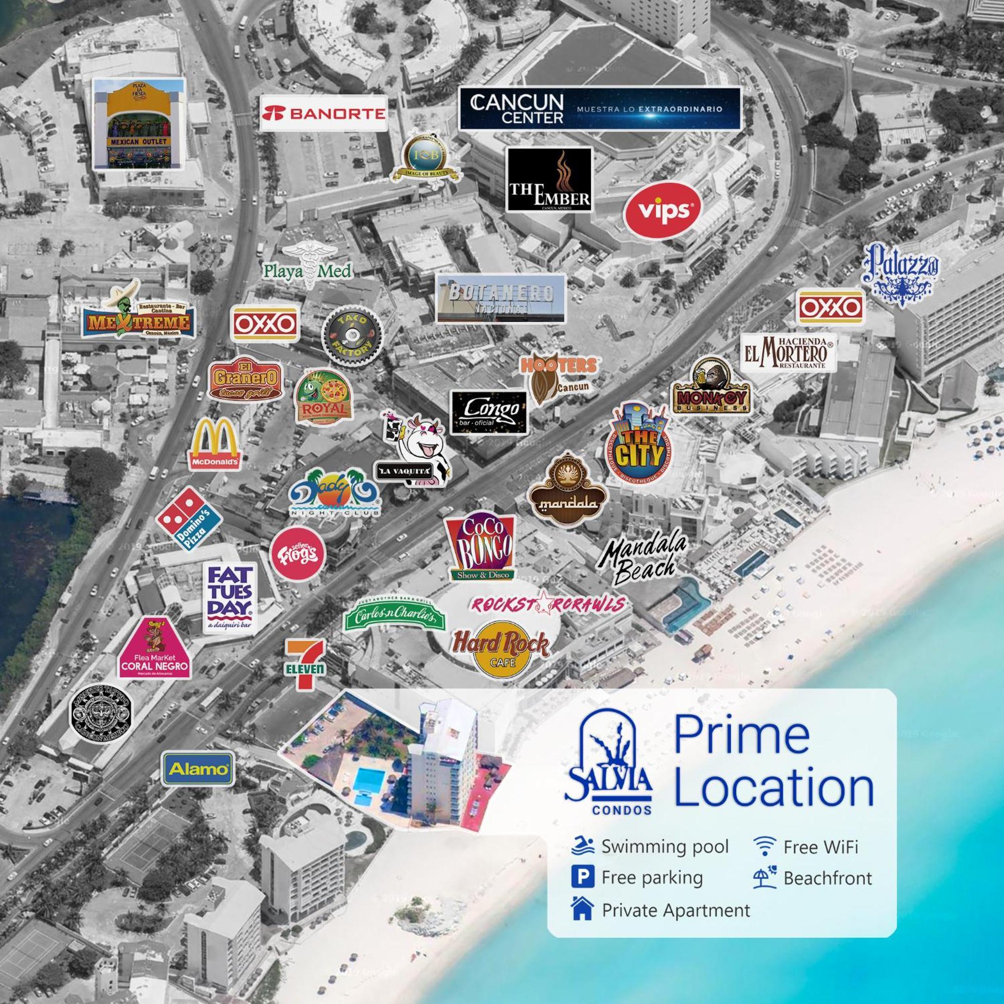 Paradise Beachfront & Nightlife Heart Cancún Zewnętrze zdjęcie